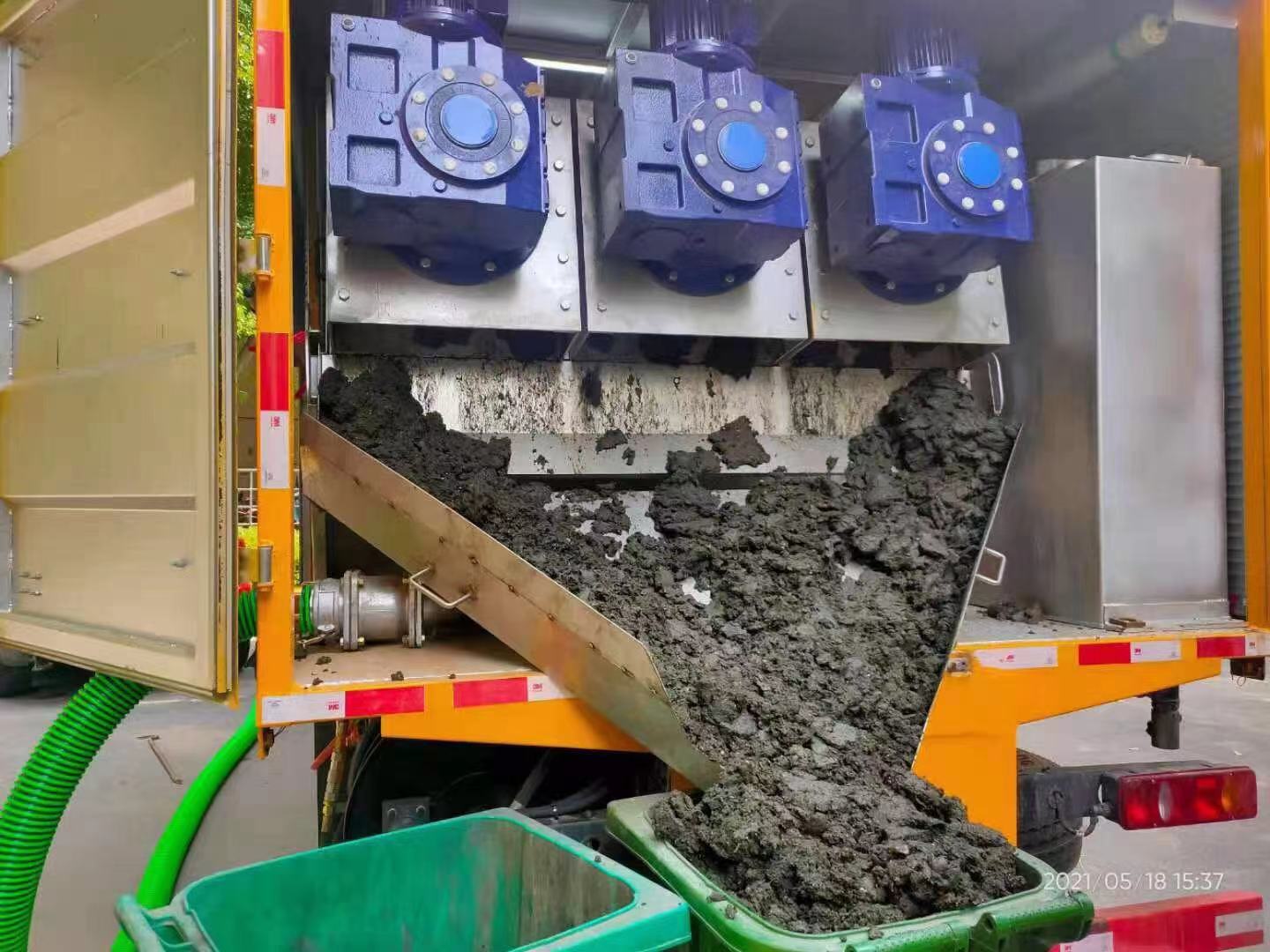 长阳化粪池清掏城市维护站-泥浆净化干湿分离处理